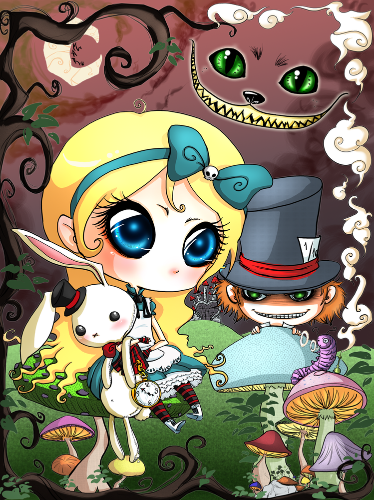 Alice in Wonderland by sashkaos on DeviantArt