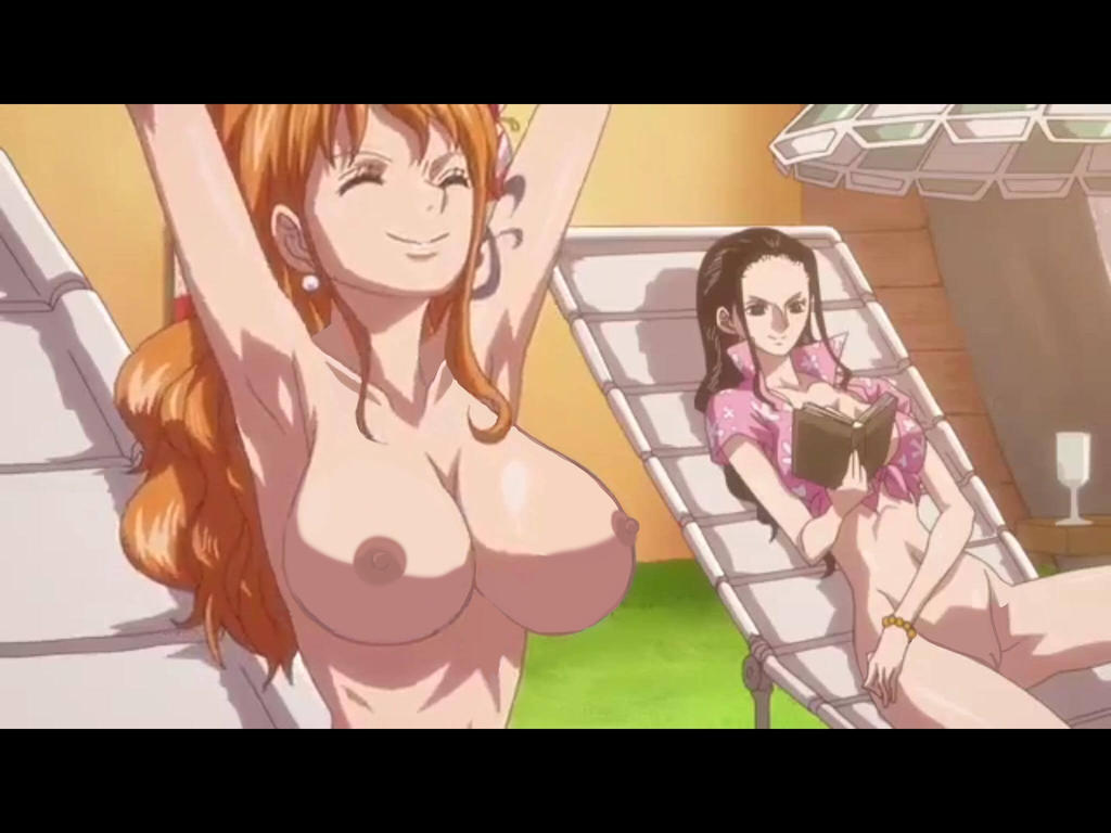 One Piece deviantart Robin_and_nami_naked_by_onepieceedits-dbvx59d
