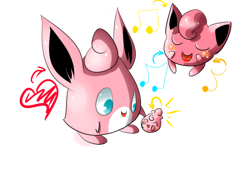 Wigglytuff family by Chaomaster1 on DeviantArt