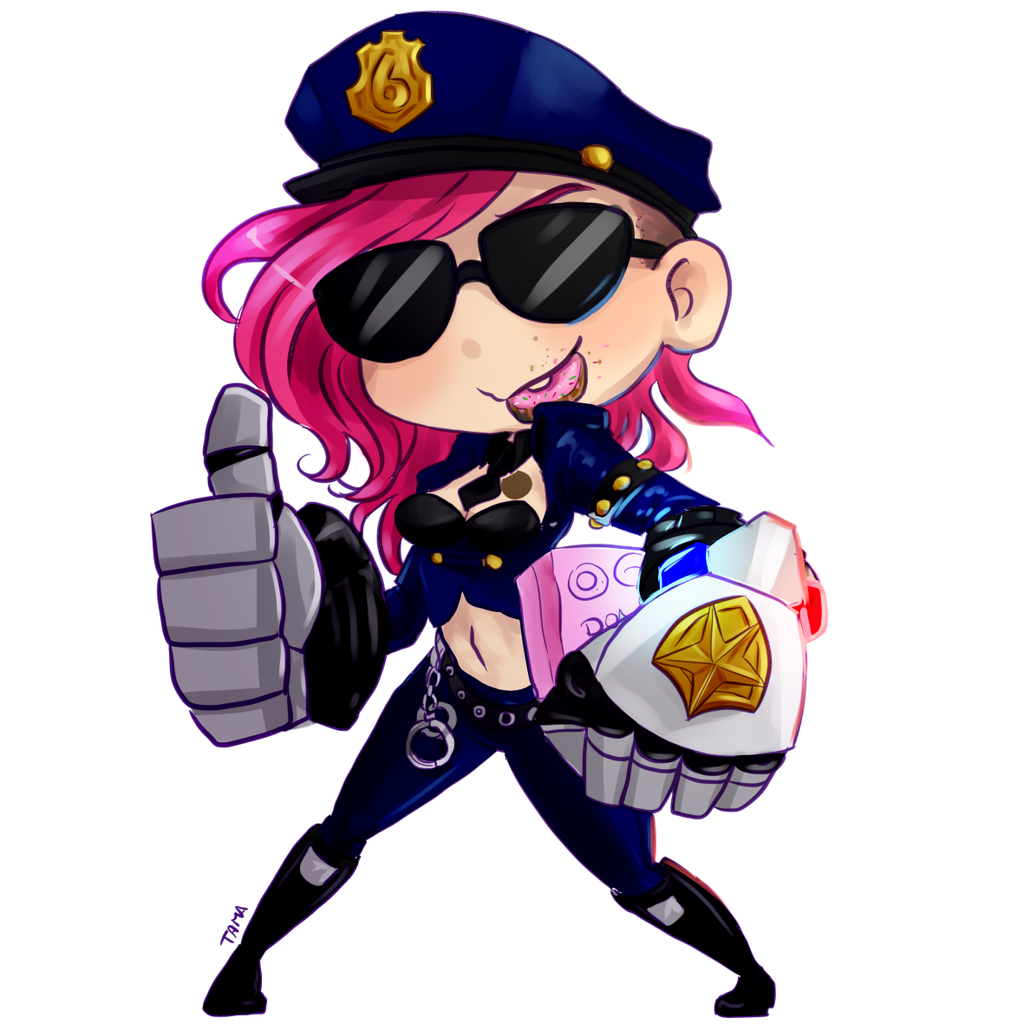 League Of Legend. Officer Vi Render by VocaloidxFreak on 