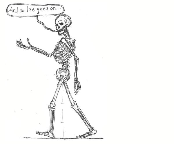 Skeleton Doodle by Drawbin on DeviantArt