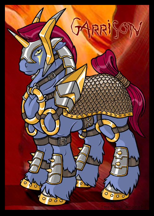 MLP: Garrison the war pony
