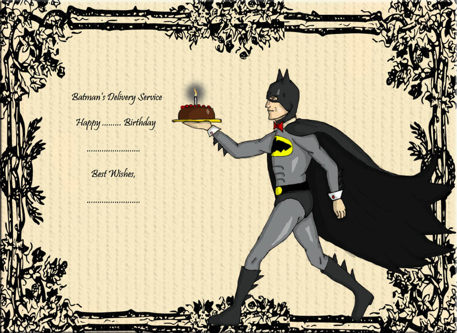 Batman Birthday card by Volginovich on DeviantArt