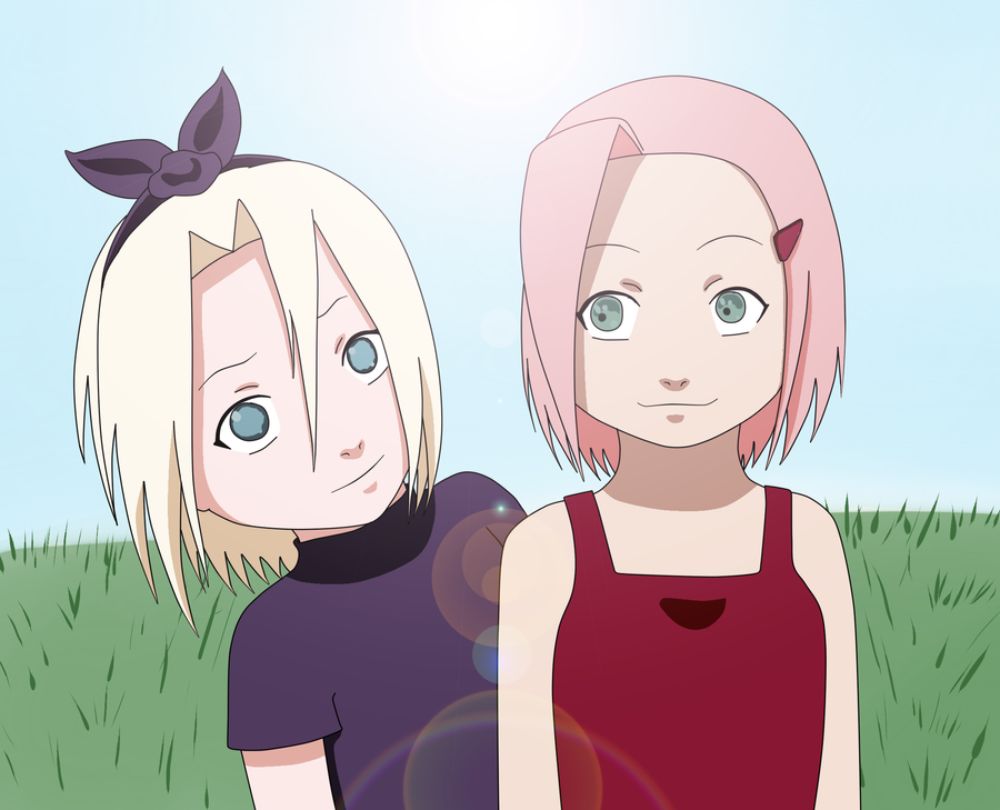 Ino and Sakura by SeirySora on DeviantArt