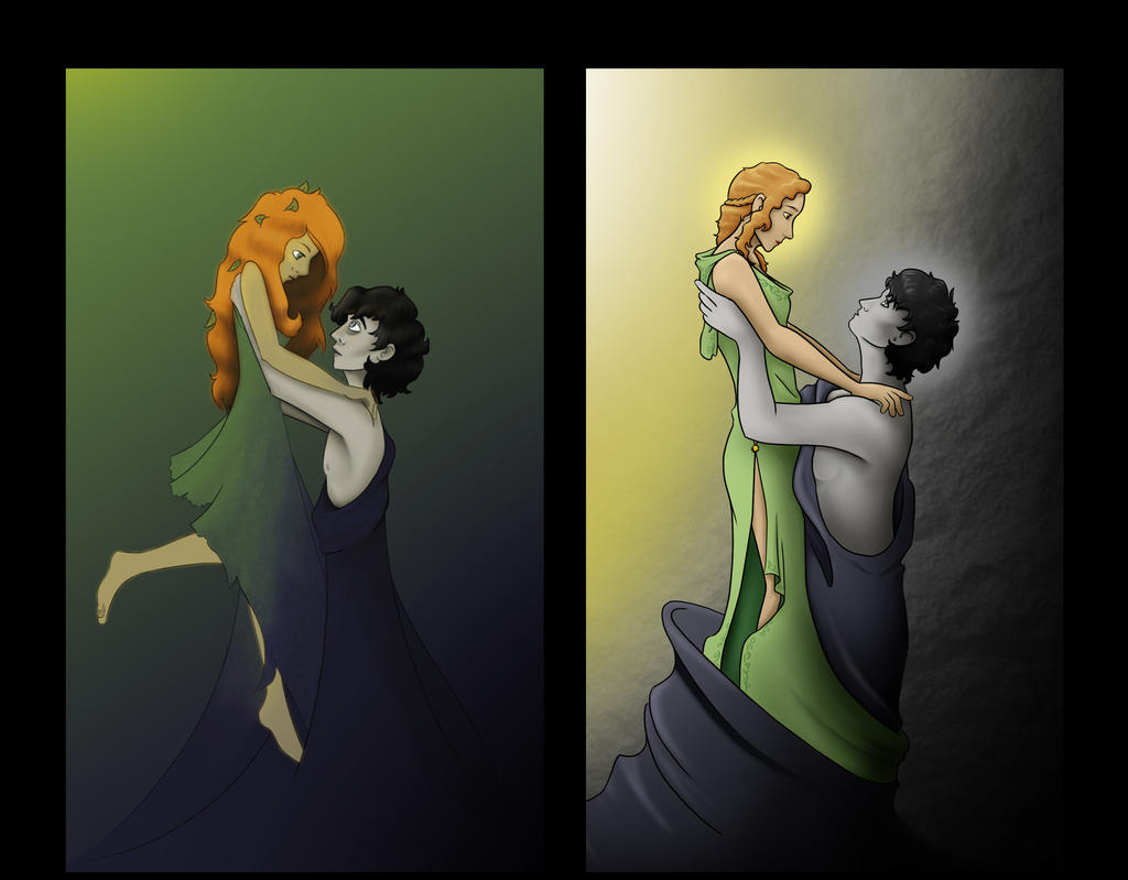 Hades and Persephone 2010/2013 by FangsAndNeedles on DeviantArt Persephone And Hades Anime