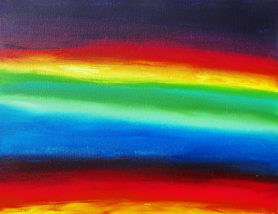 Rainbow Painting by ExogenesisOverture on DeviantArt