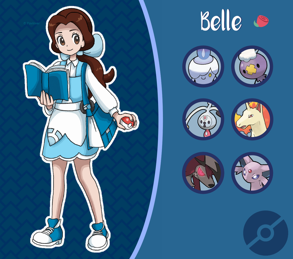 Disney Pokemon trainer : Belle by Pavlover