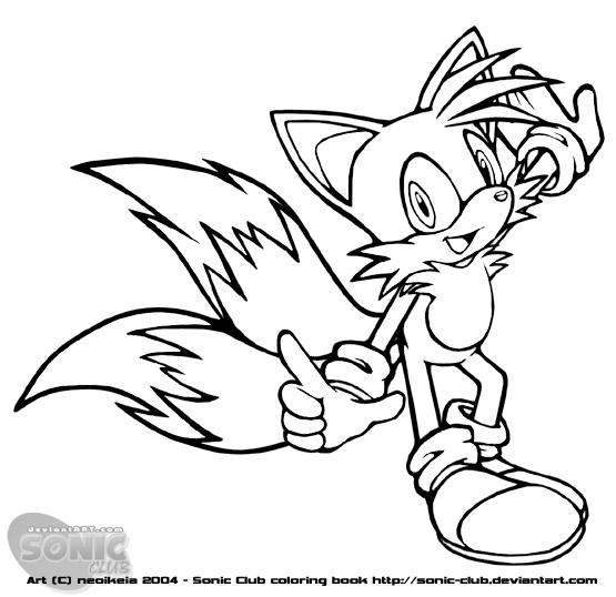 :: Coloring book - TAILS by sonic-club on DeviantArt