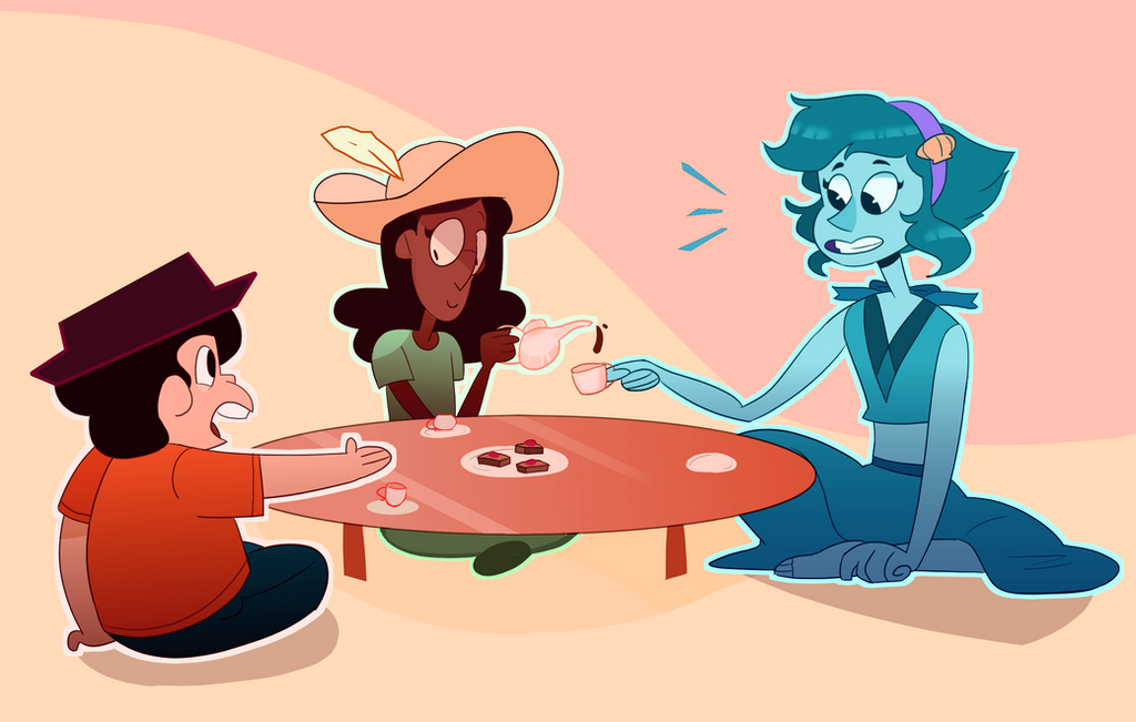 I just love the idea of Steven. Connie, and Lapis being the best of pals i love it i LOVE IT SO MUCh