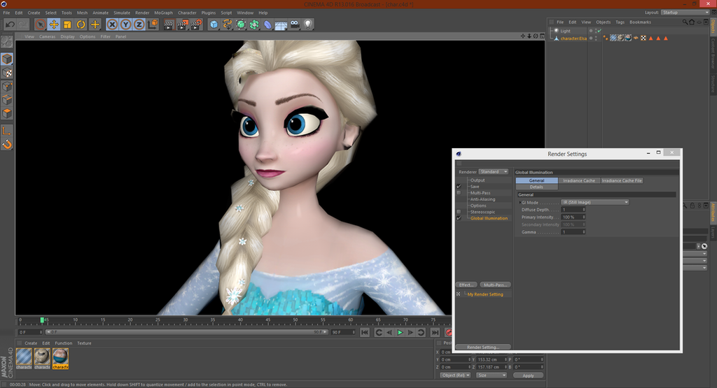  Elsa  Frozen  Model  Closeup by Dnstje on DeviantArt