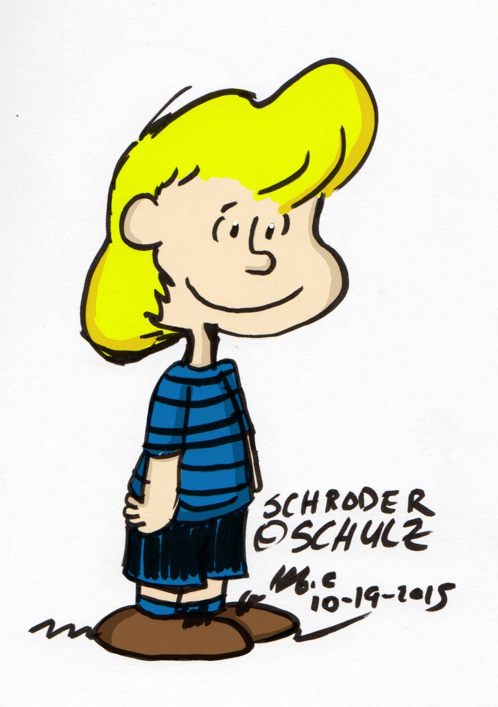 Schroeder- Peanuts Beethoven Extrodinare by spongefox on DeviantArt1024 x 1455