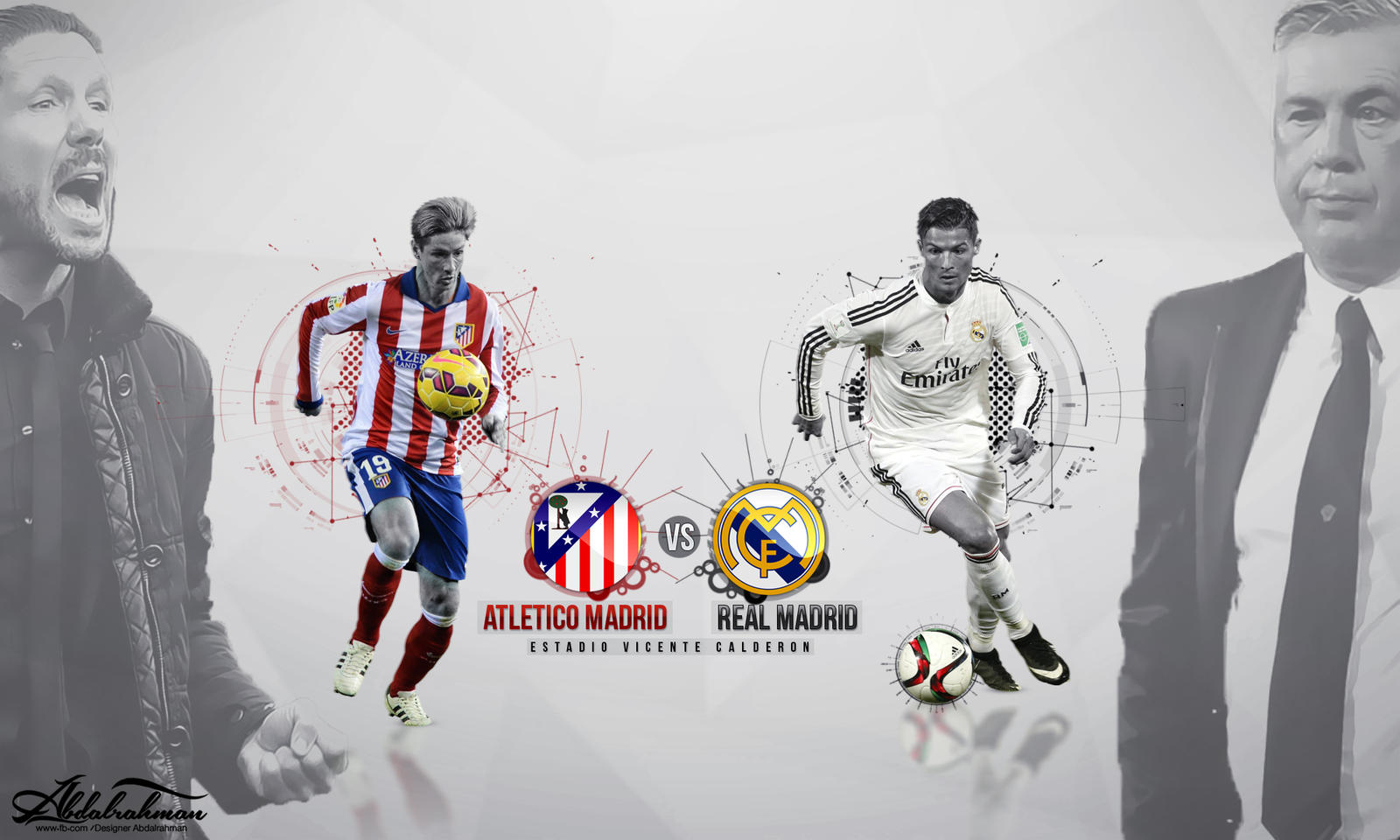 Real Madrid Vs Atletico Madrid By Designer Abdalrahman On DeviantArt