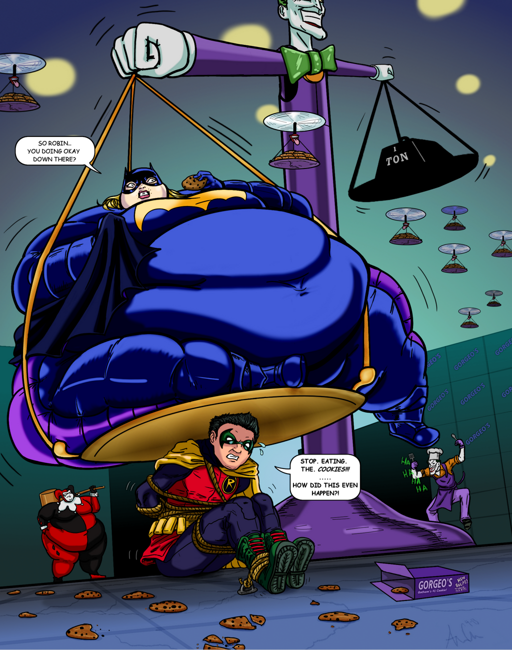 Commission: Batgirl and Robin - Part 3 of 3 by Ray-Norr