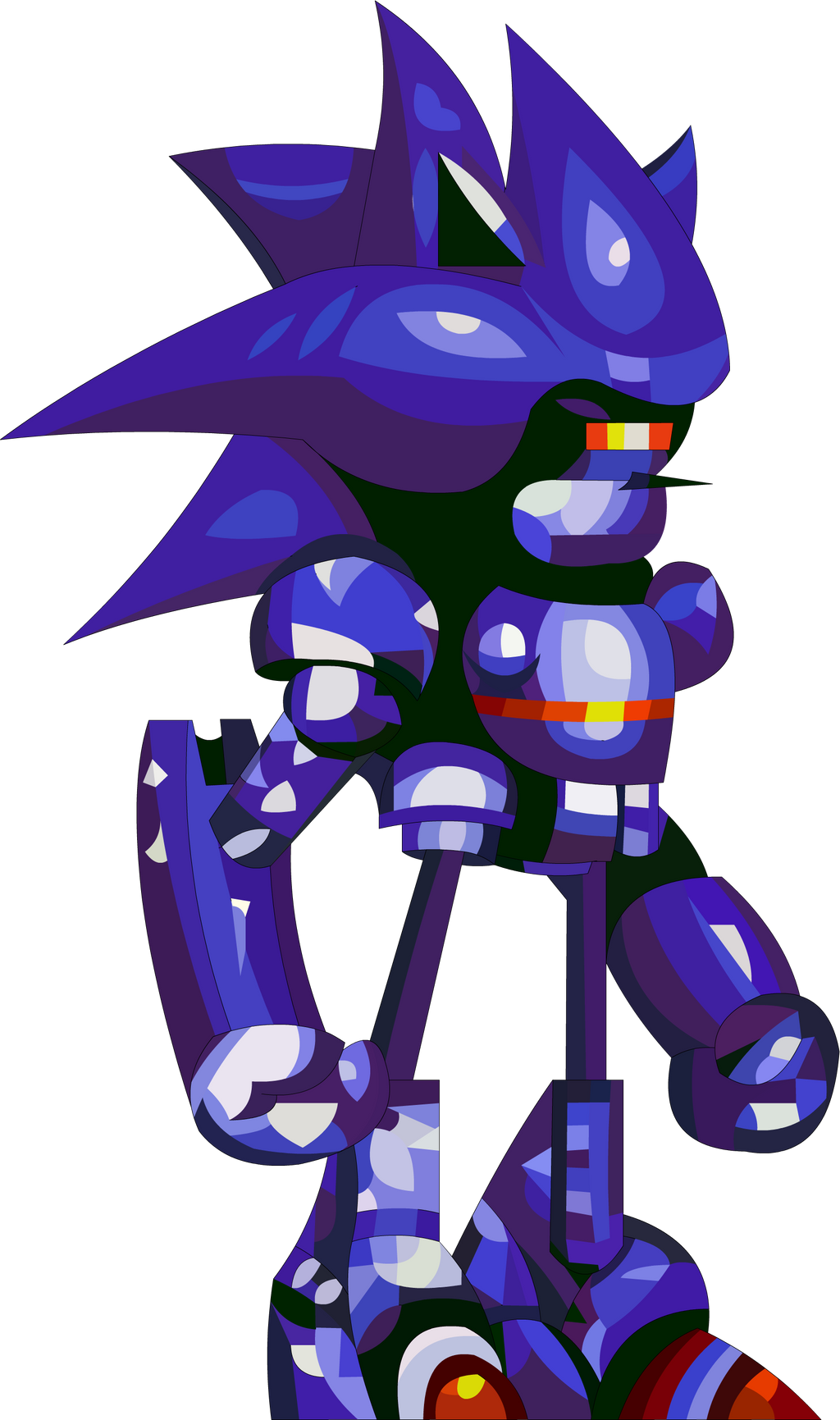 Smbz Mecha Sonic Sprites Clipart Mecha Sonic Pixel Art Png Sonic ...