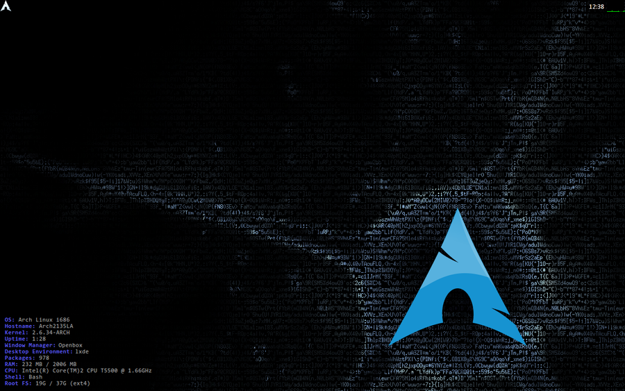 Arch Linux With Lxde By Belh0r On Deviantart