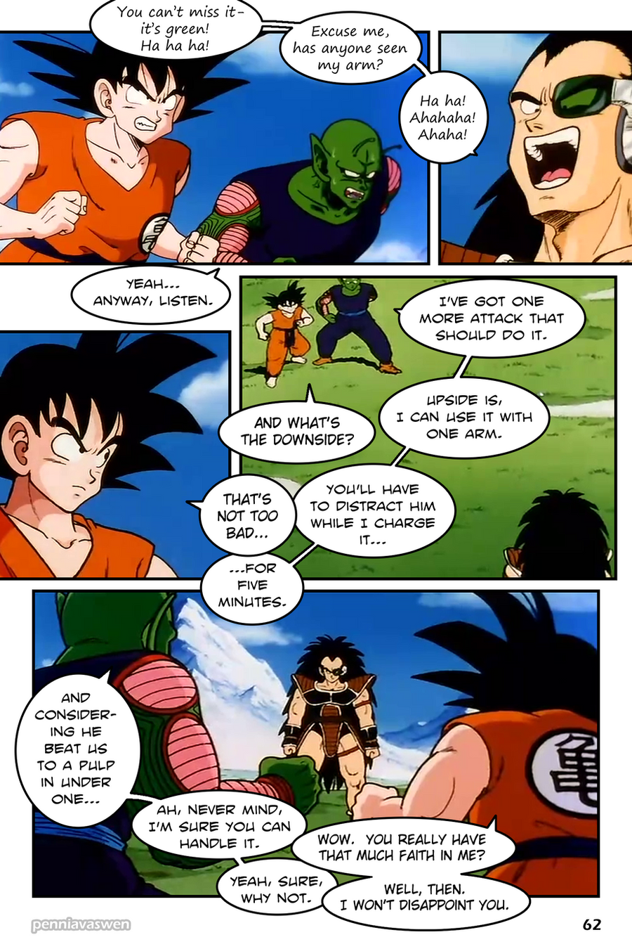 DragonBall Z Abridged The Manga Page 062 By Penniavaswen On