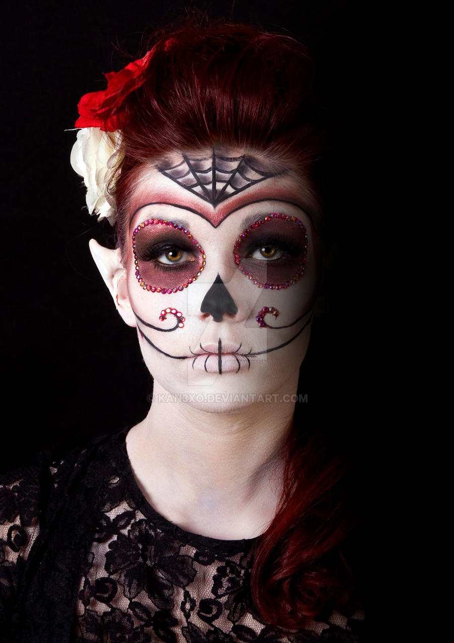 Sugar Skull Fantasy Makeup 3 by Kan3xO on DeviantArt