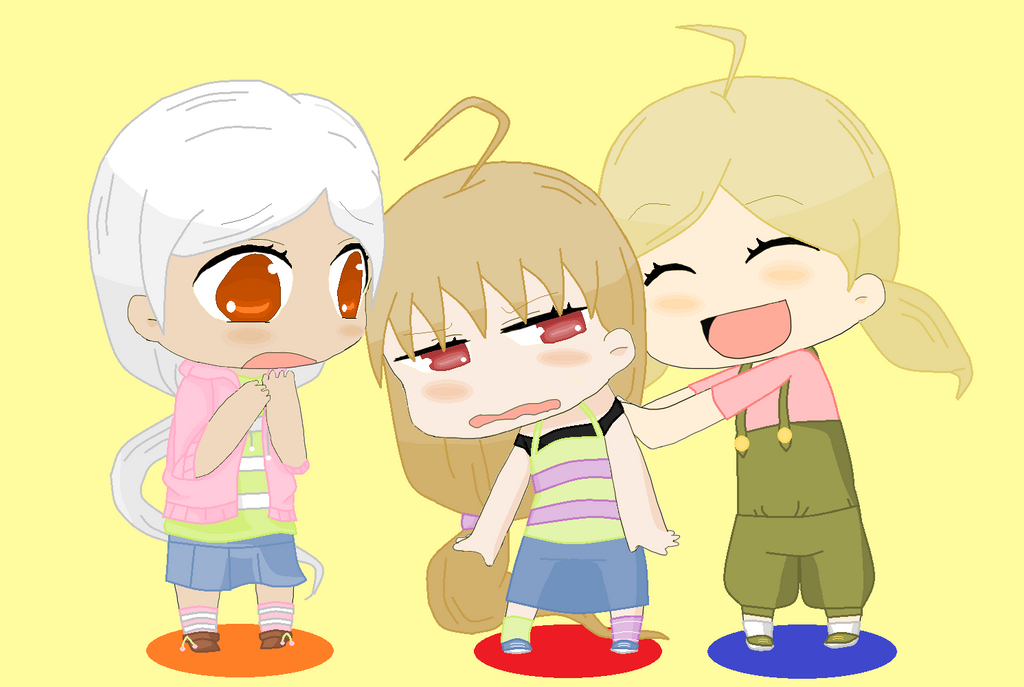 Chibi OC Group :: Trio 3. by Classeh on DeviantArt