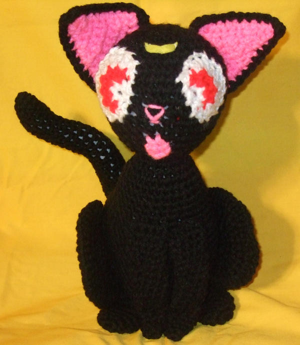 Crocheted Luna Cat from SM by Rejhina-Renelena on DeviantArt