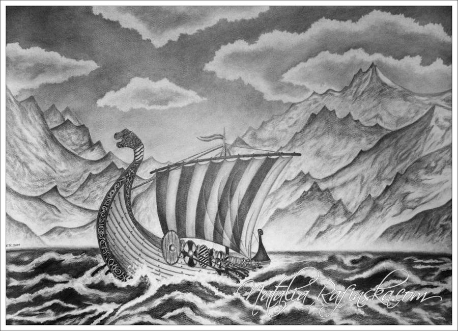 Viking Longship by NataliaRafinska on DeviantArt