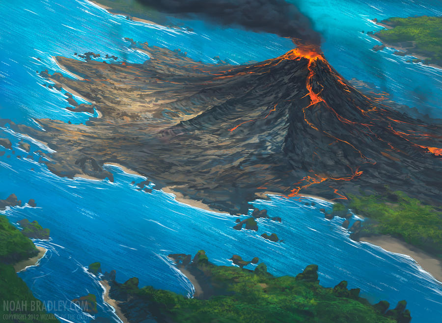 Volcanic Island by noahbradley on DeviantArt