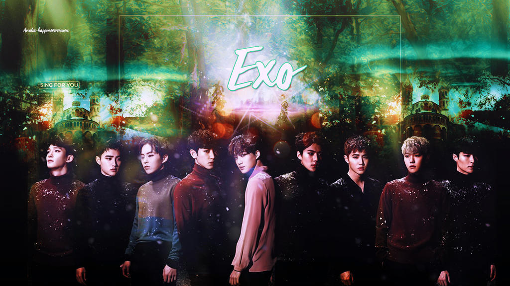  EXO  wallpaper  by HappinessIsMusic on DeviantArt