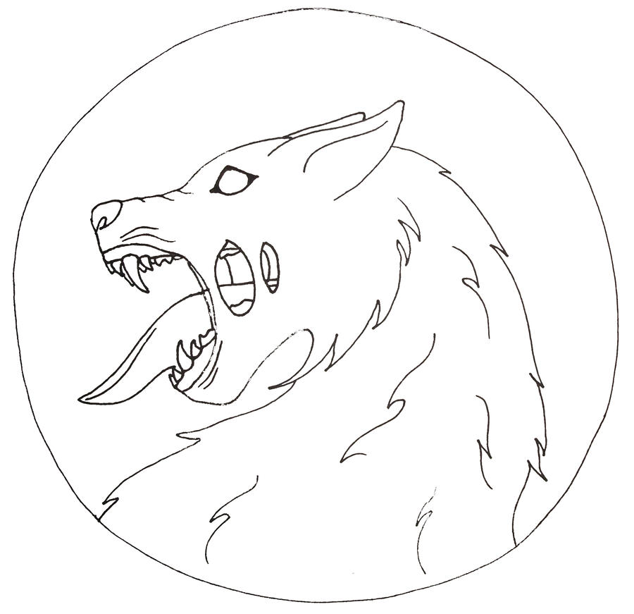 werewolf lineart by MegFire on DeviantArt