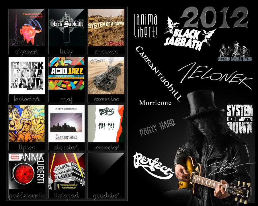 Music Calendar 2012 by vv0jt3k on DeviantArt