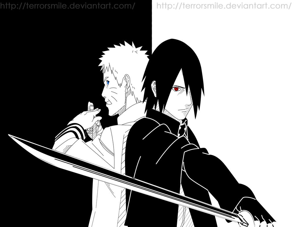 Naruto and Sasuke by terrorsmile on DeviantArt