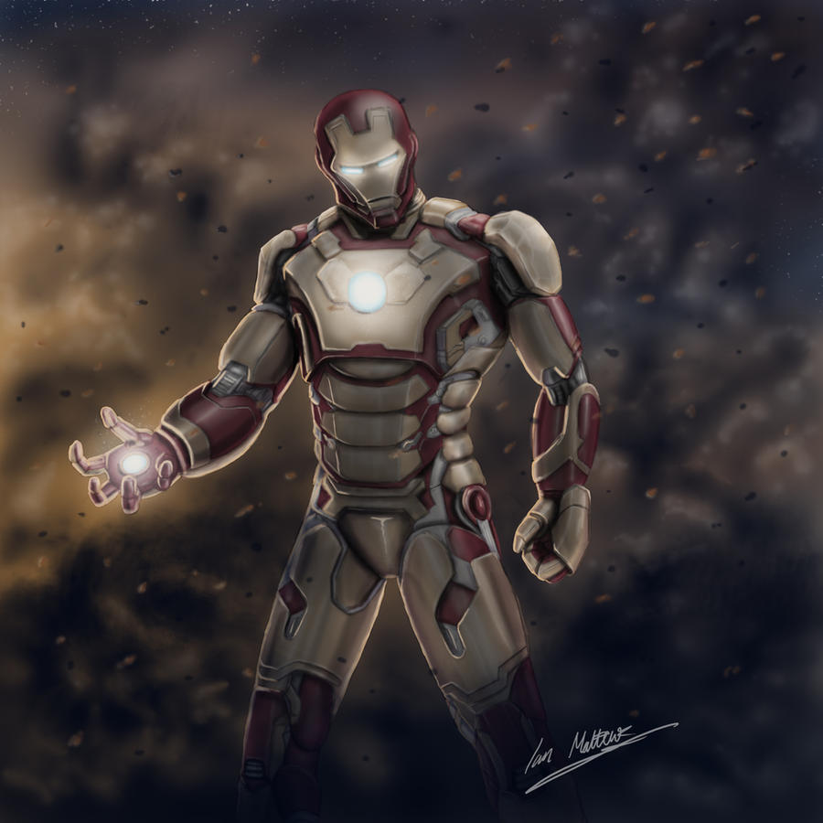 Iron Man Mark 42 By Alienweirdo On DeviantArt