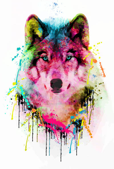 Wolf Watercolor painting by NoraMohammed on DeviantArt