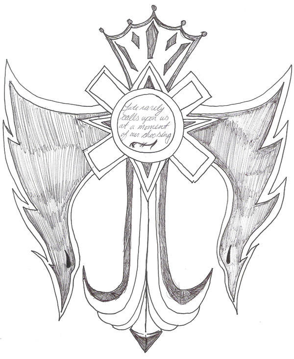 My tattoo design by kyudaimehokage