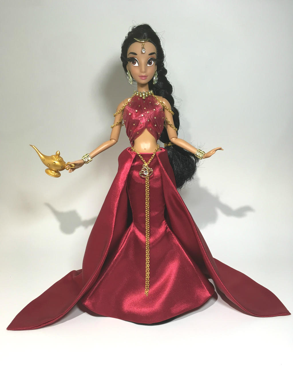 Disney Princess Designer Red Jasmine OOAK Doll by BLUEs