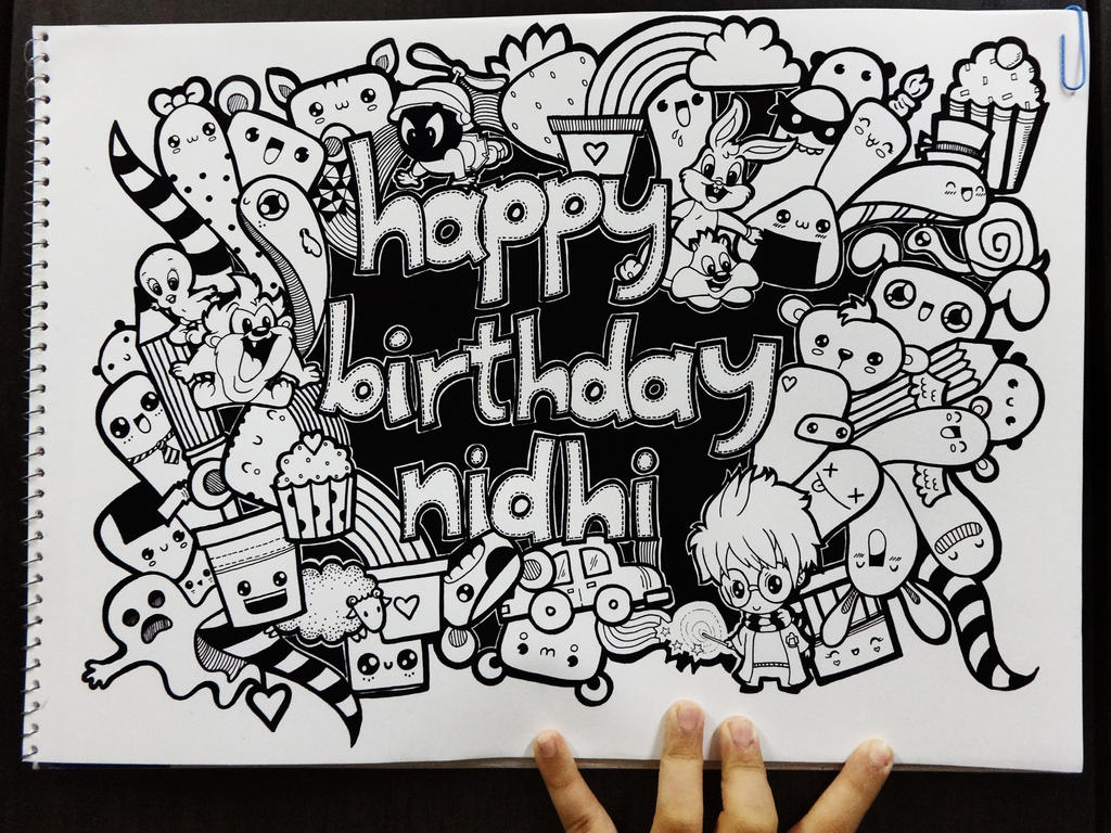 Download Doodle Art For Birthday