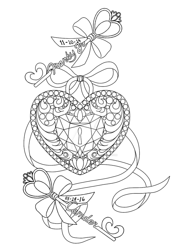 Heart Locket Tattoo Design by AlwaysForeverHailey on DeviantArt