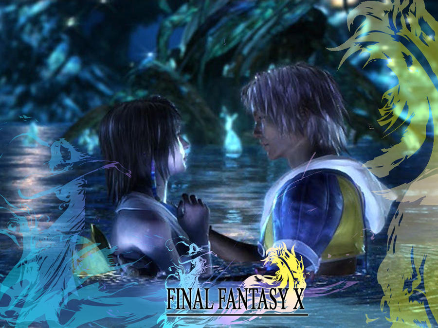 Final Fantasy Yuna And Tidus By Lumenartist On Deviantart