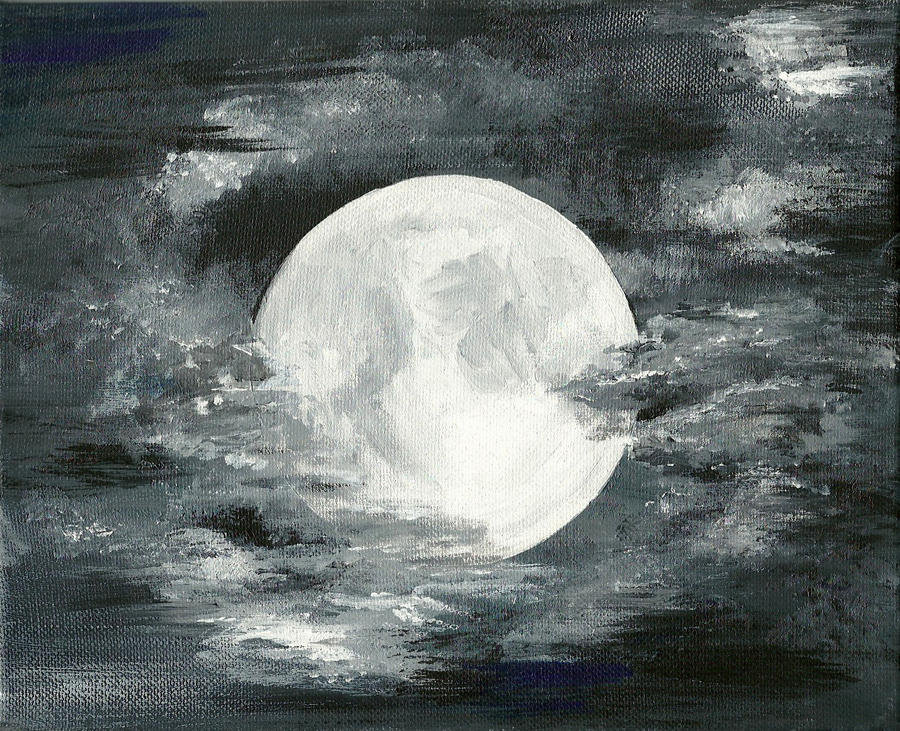 Cloudy Moon by elenien on DeviantArt