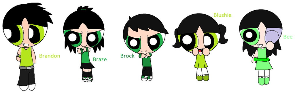 Buttercup and Butch's Kids (The Green Kids) by SweetBitty05 on DeviantArt