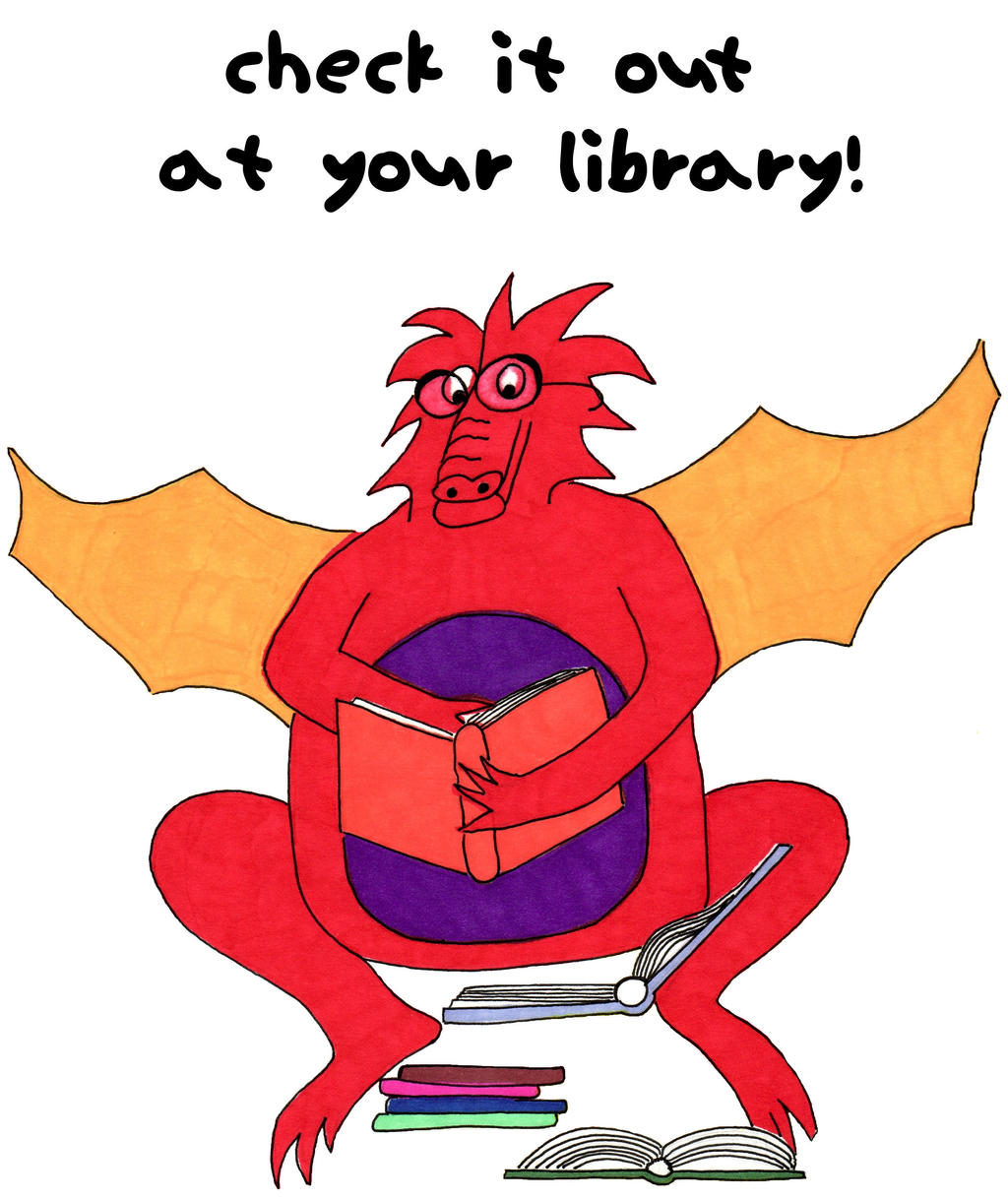 Library Dragon by Robo-Amber on DeviantArt