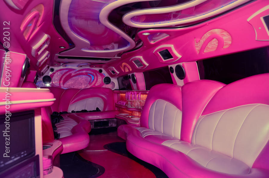 Inside the pink limo by PerezPhotography on DeviantArt