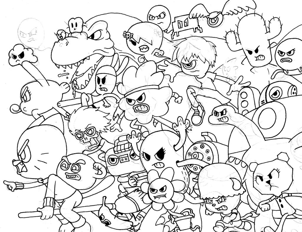 Crappy Amazing World Of Gumball Doodle By WaniRamirez On DeviantArt