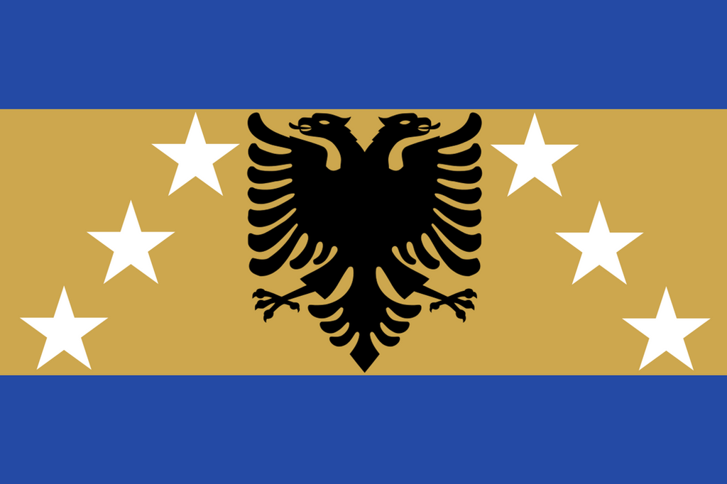 Alternate flag of kosovo by Gibovich on DeviantArt