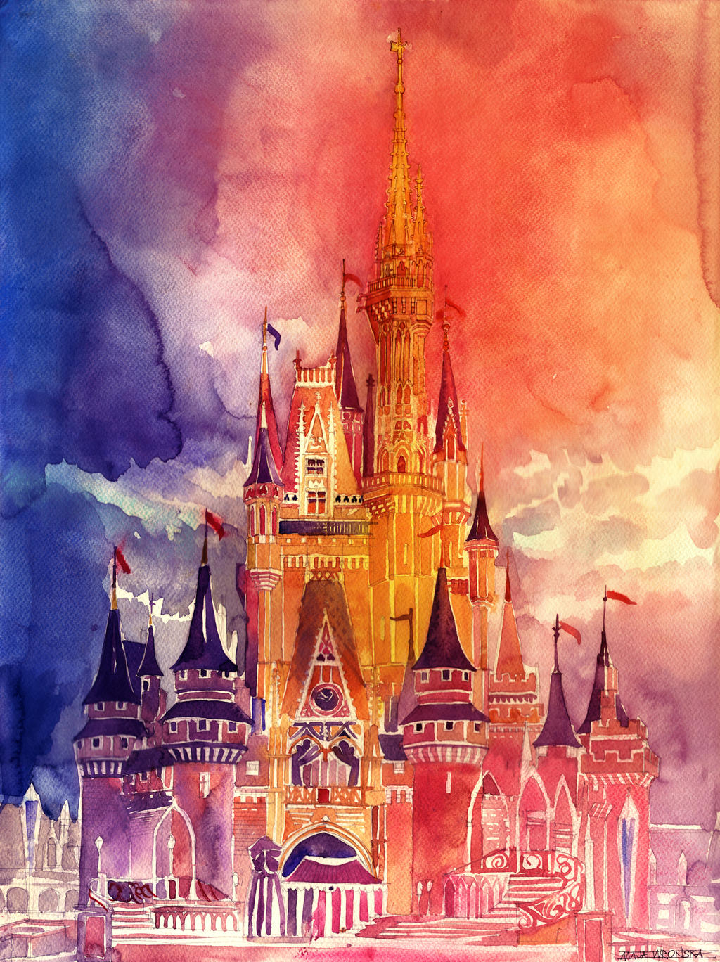Cinderella Castle by takmaj on DeviantArt