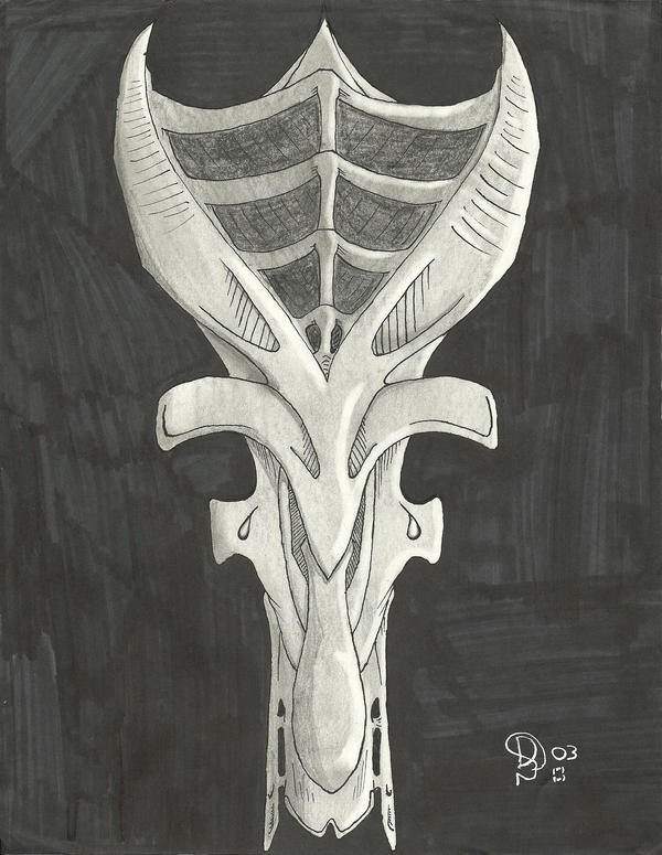 Alien Queen skull by DannyZer0 on DeviantArt