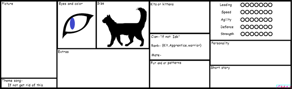 Cat Reference Sheet-Base #12 by CreatureMaker12 on DeviantArt