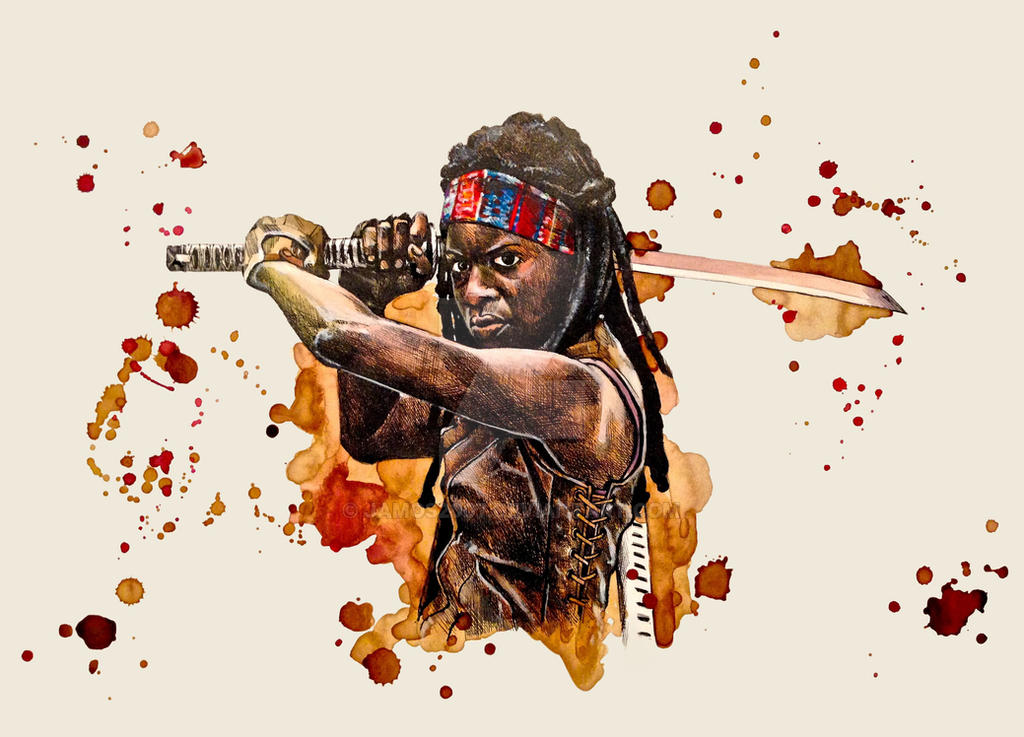 Michonne The Walking Dead by Jamos2007 on DeviantArt