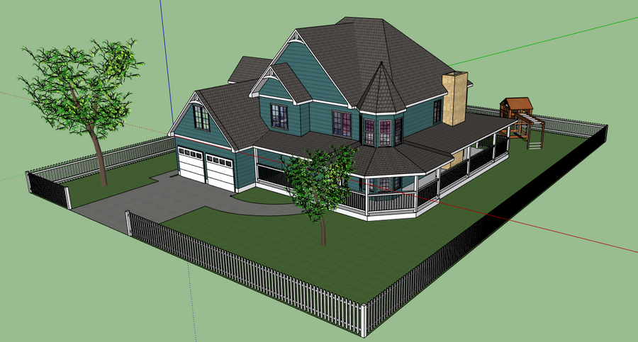 Google sketchup house by shai2623 on DeviantArt