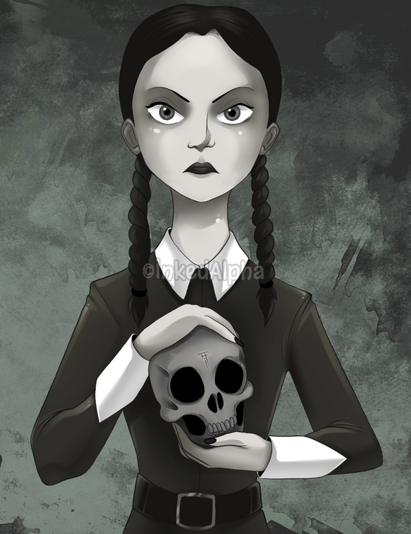 Wednesday Addams by Inked-Alpha on DeviantArt