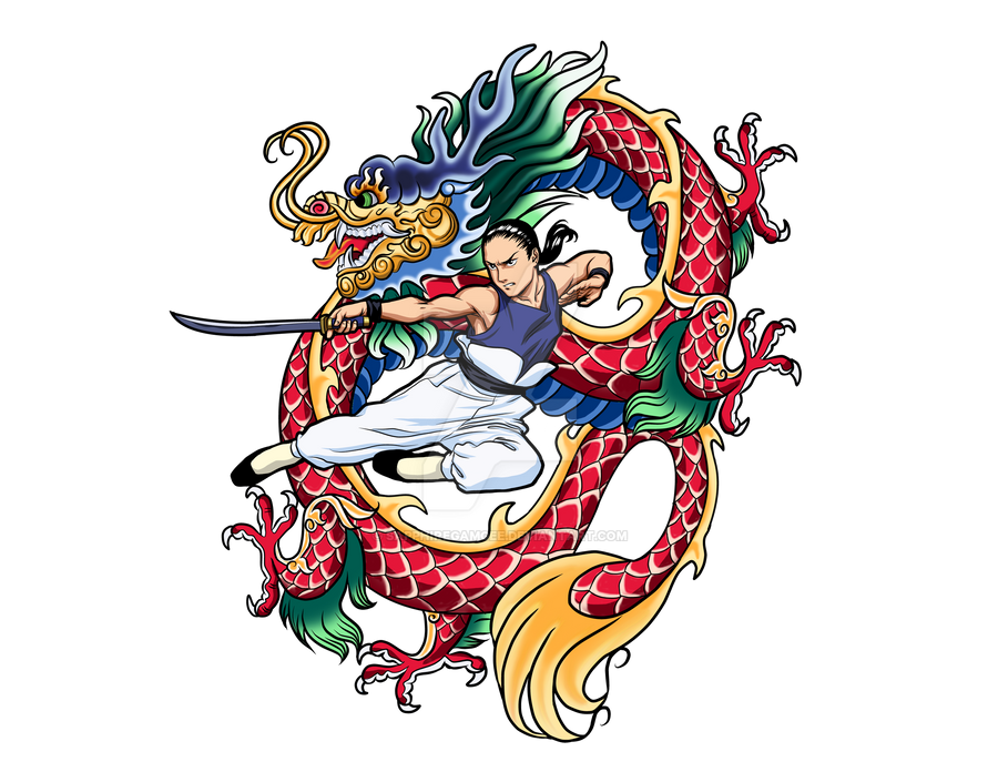 Wufei Dragon Tattoo