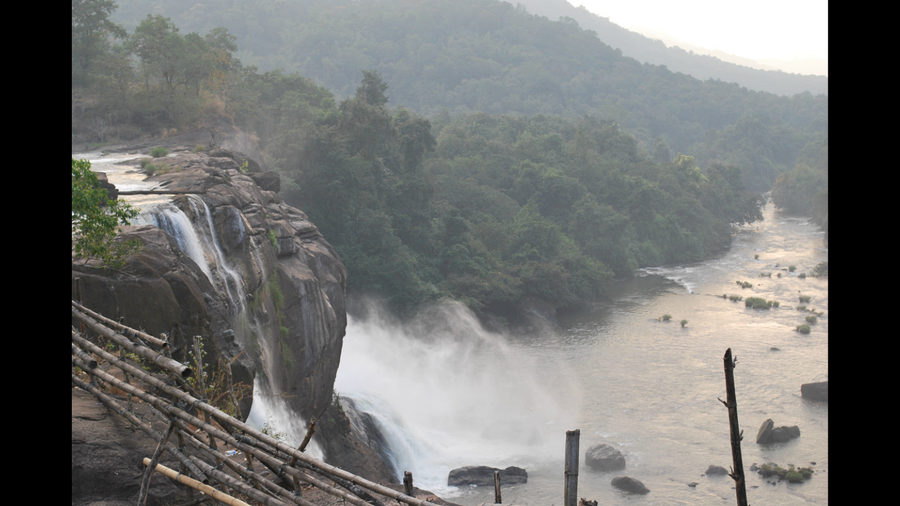 athirapally falls by paperbackmemoirs on DeviantArt